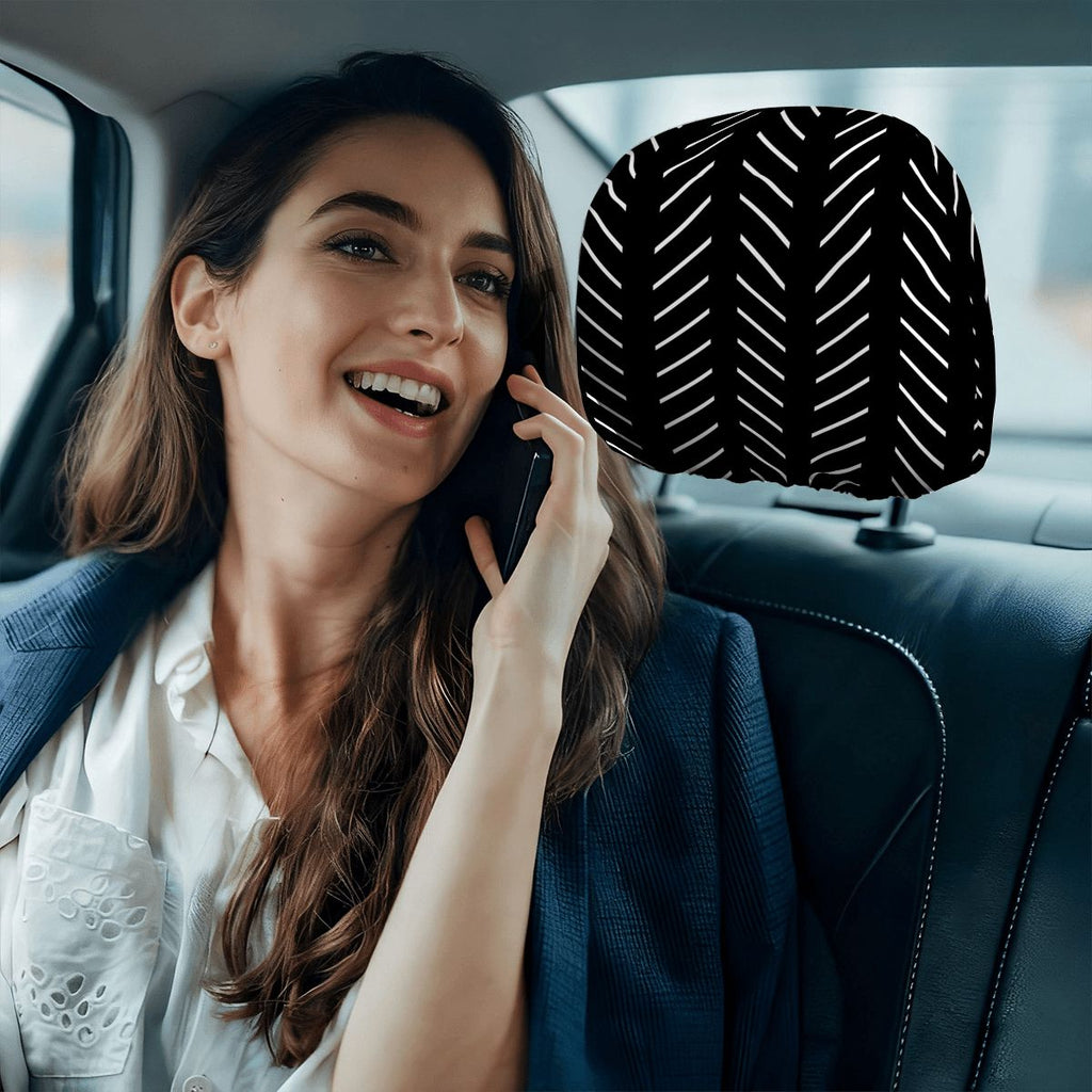 Car Headrest Cover 2pcs