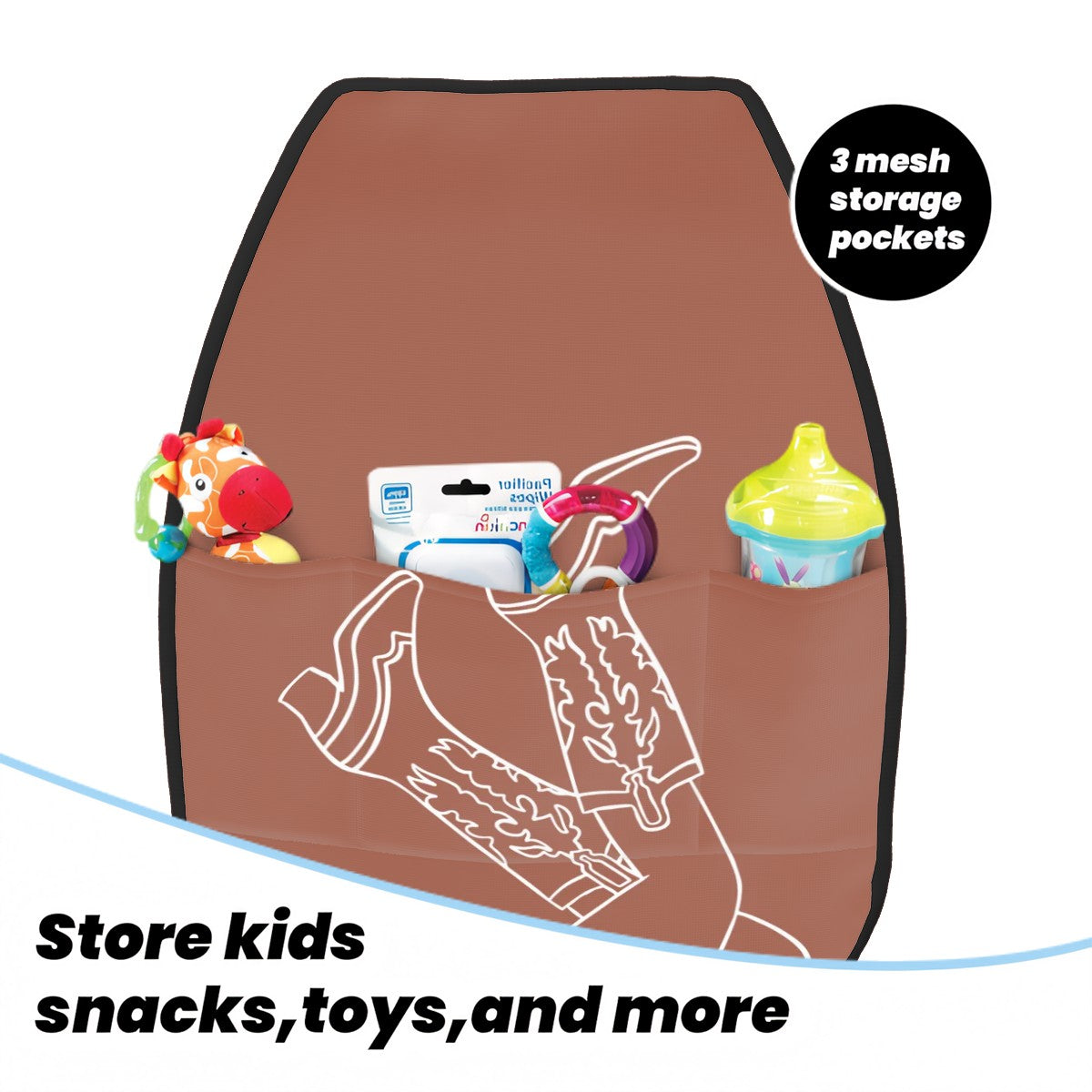 Anti-kick Storage Mat For Car Seats 2pcs