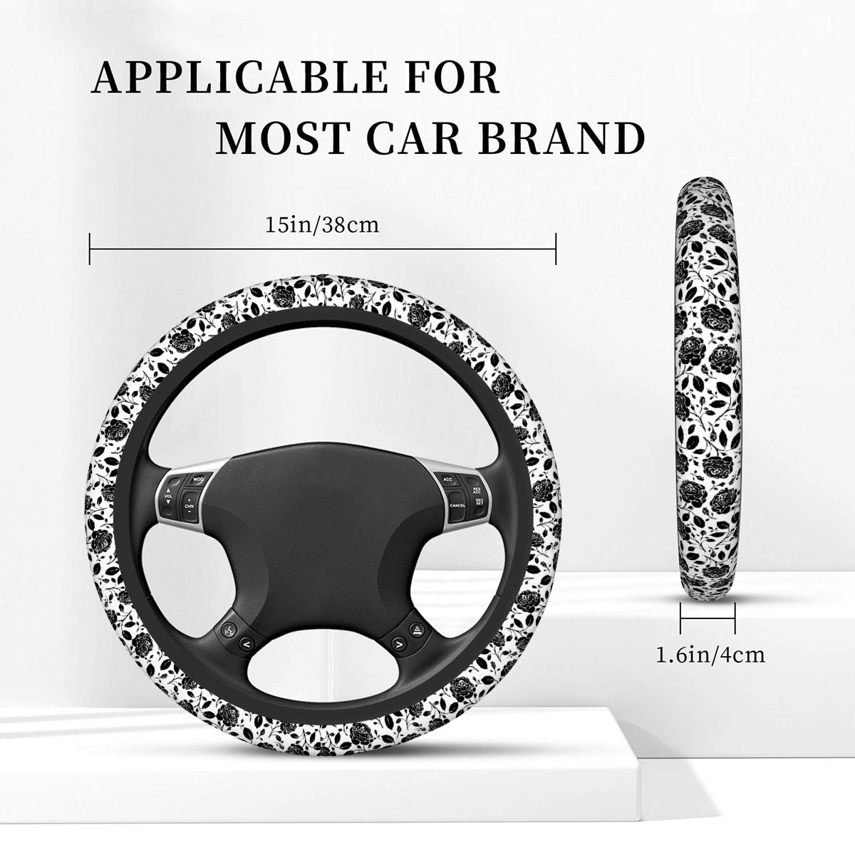 Thickened Elastic Car Steering Wheel Cover