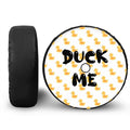 Custom order for Edward Spare Tire Cover with Camera Hole - duck me