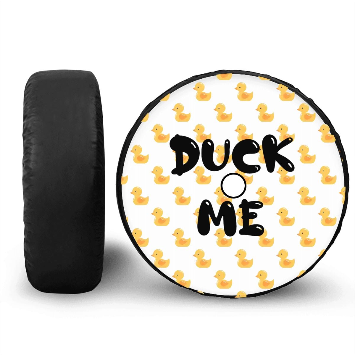 Custom order for Edward Spare Tire Cover with Camera Hole - duck me