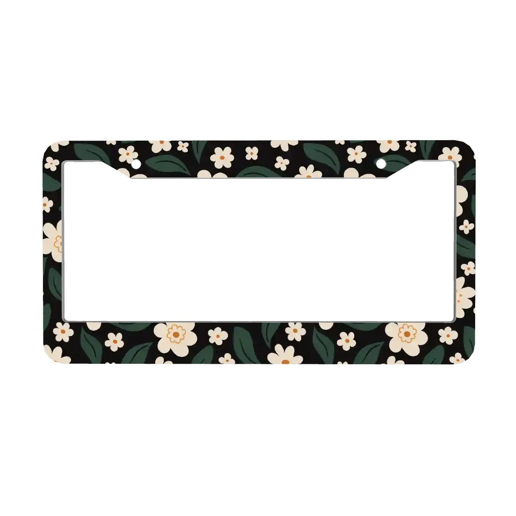 2-Hole Round License Plate Frames 2 pcs