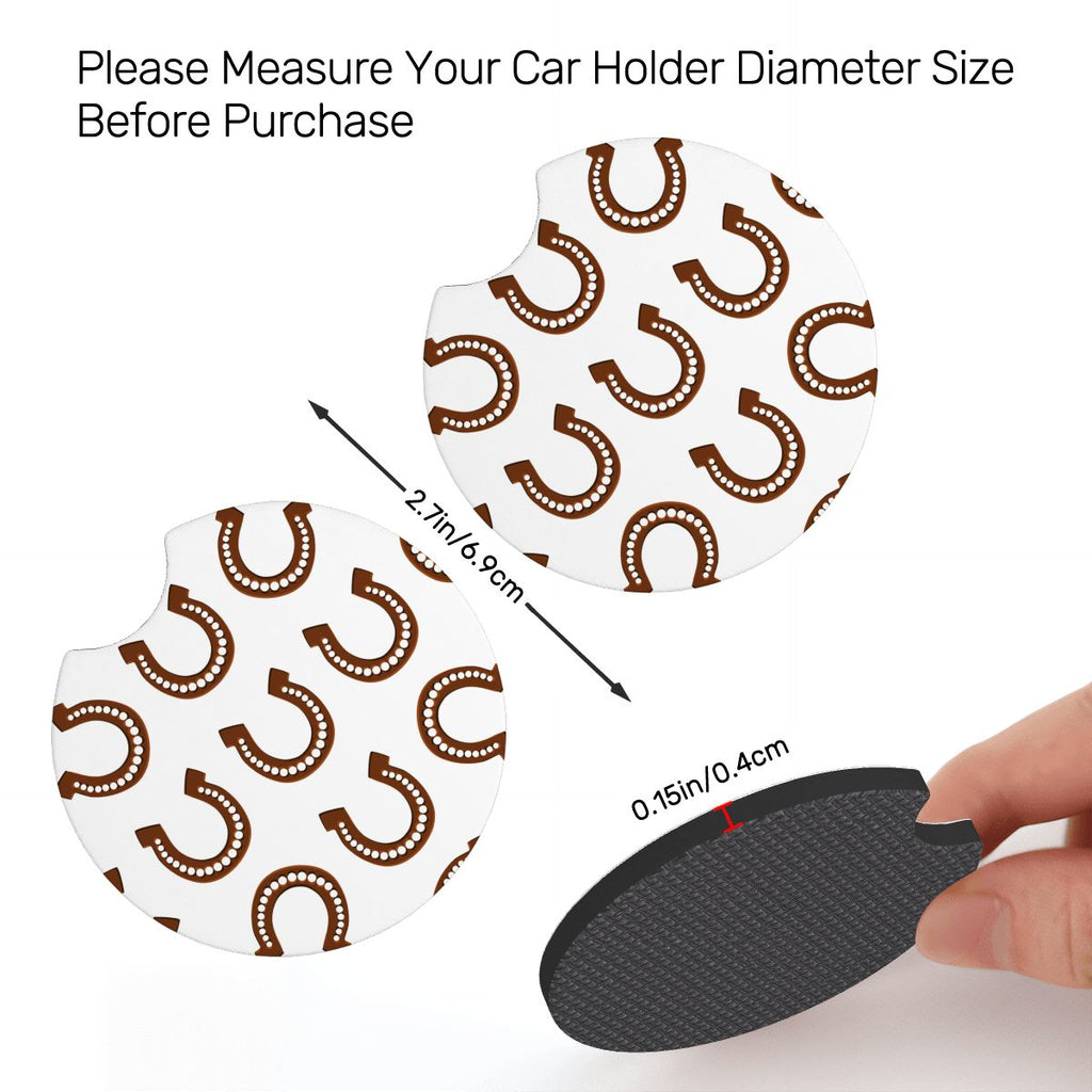 Neoprene Car Coasters 2 pcs