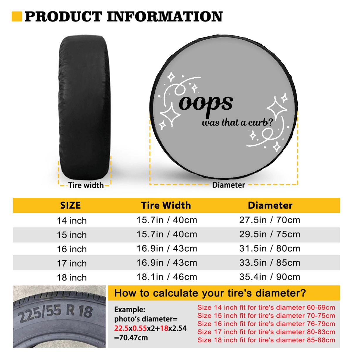Universal Spare Tire Cover
