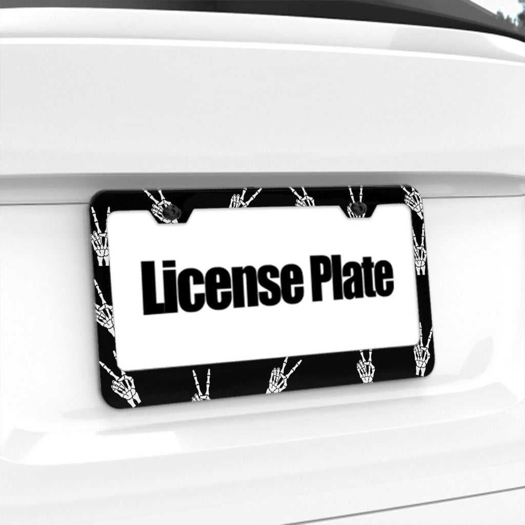 2-Hole Oval License Plate Frames 2 pcs