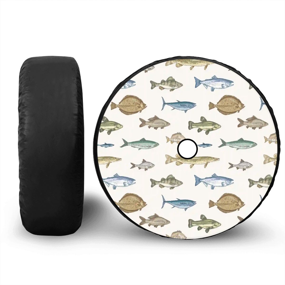 Spare Tire Cover with Camera Hole