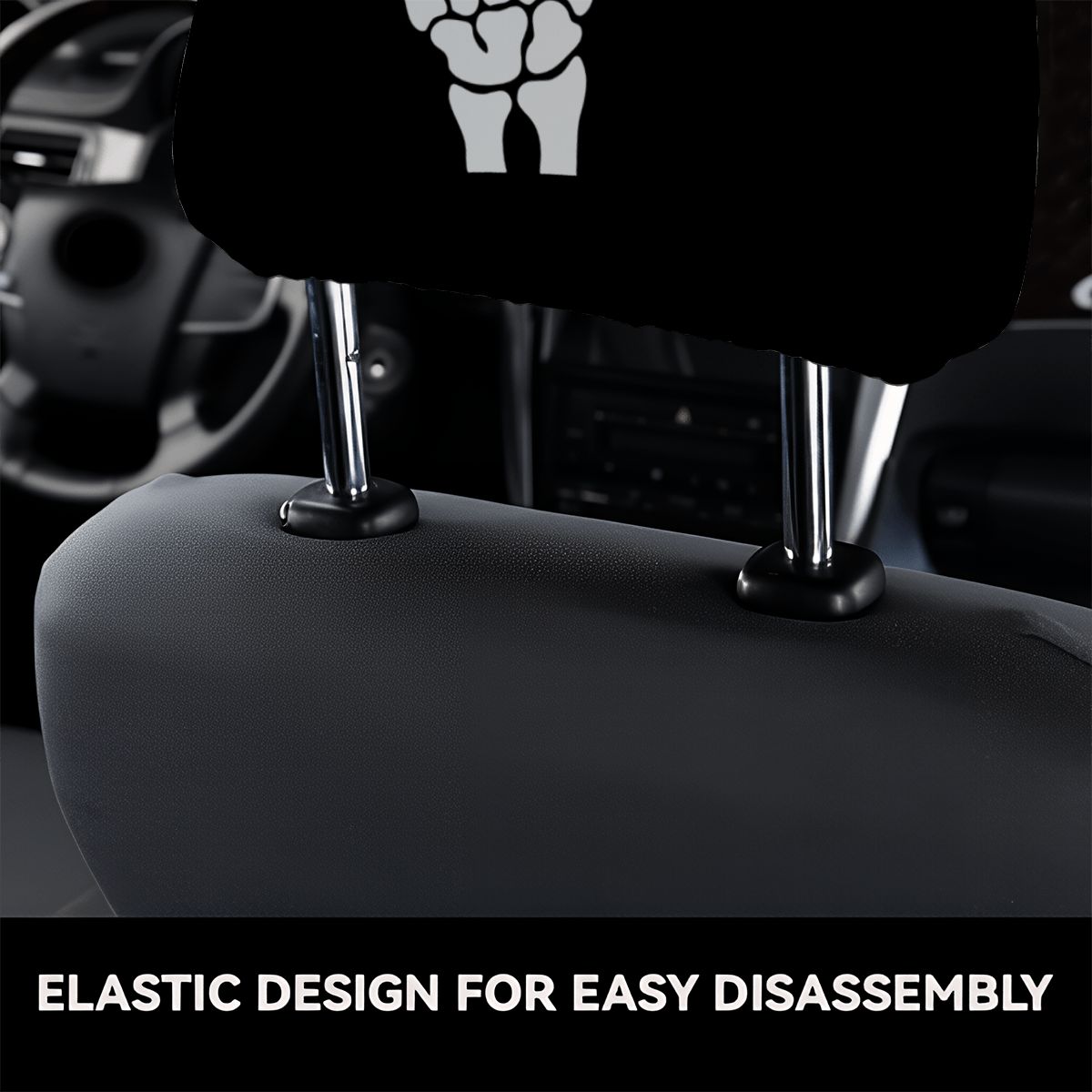 Car Headrest Cover 2pcs
