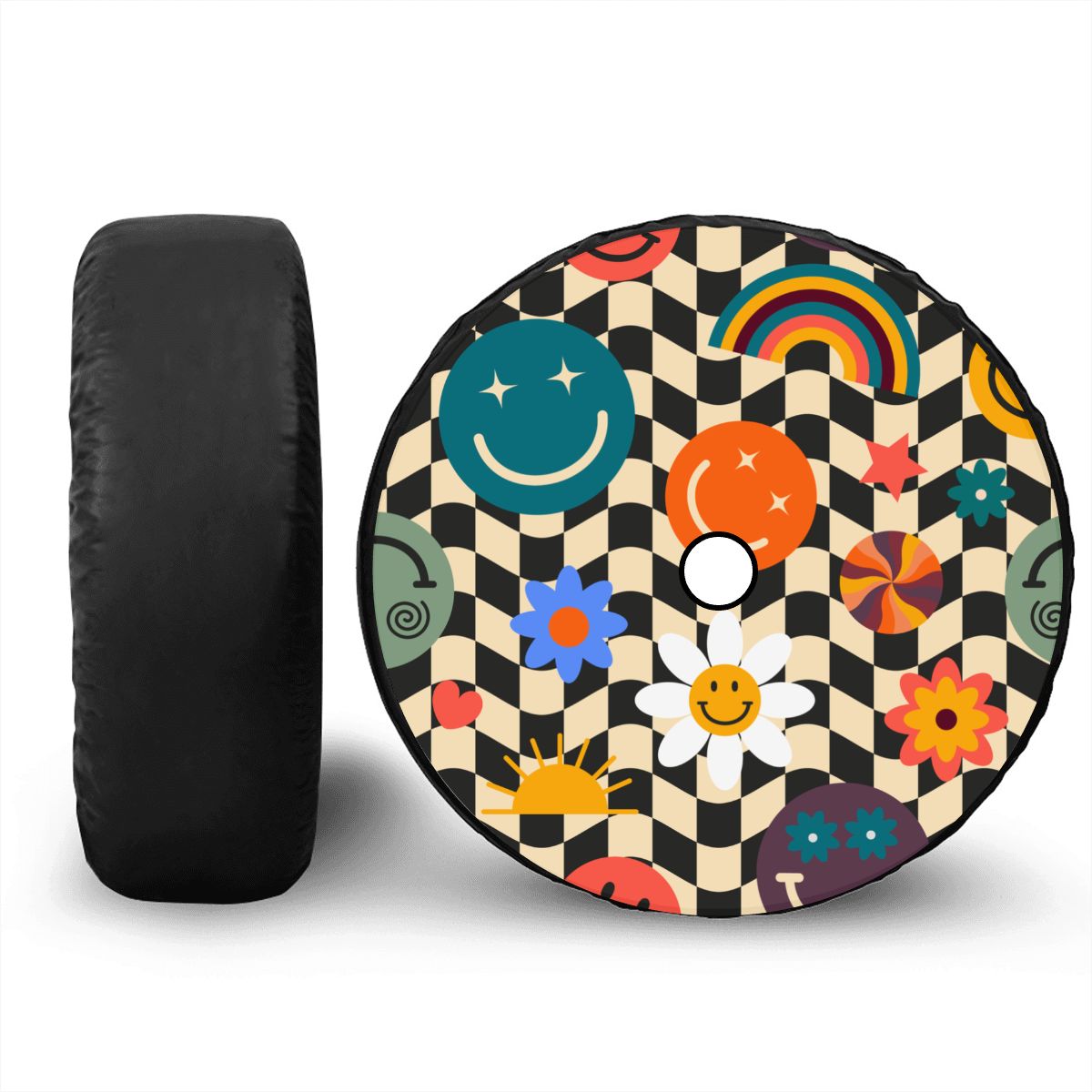 Spare Tire Cover with Camera Hole