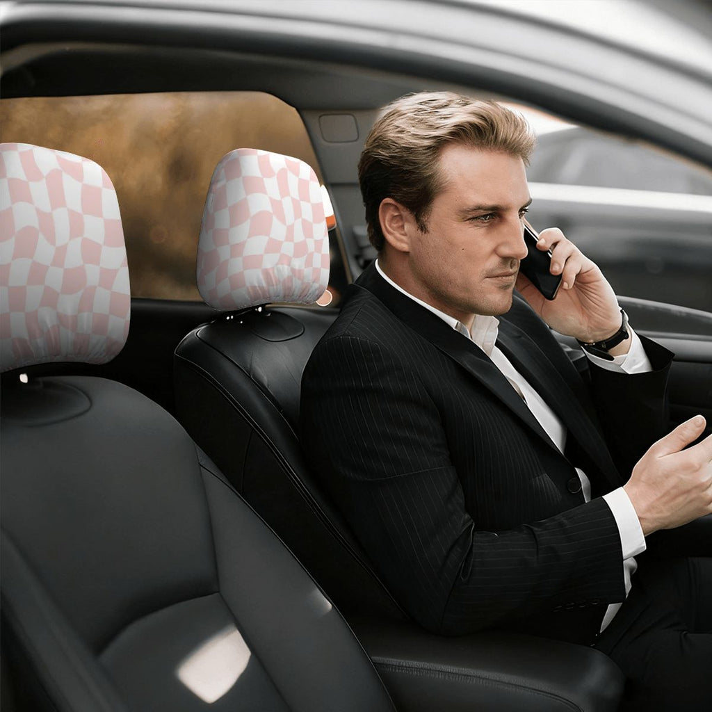 Car Headrest Cover 2pcs
