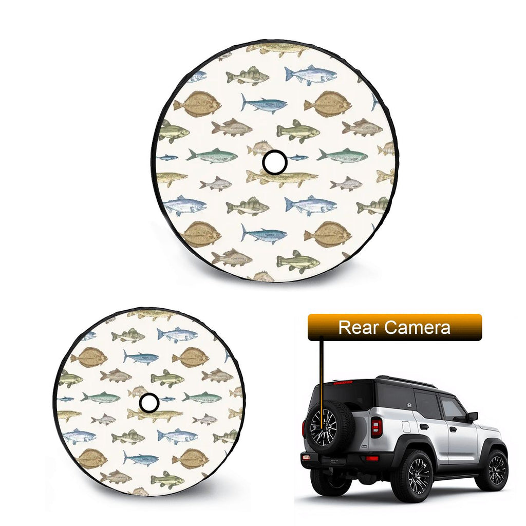 Spare Tire Cover with Camera Hole