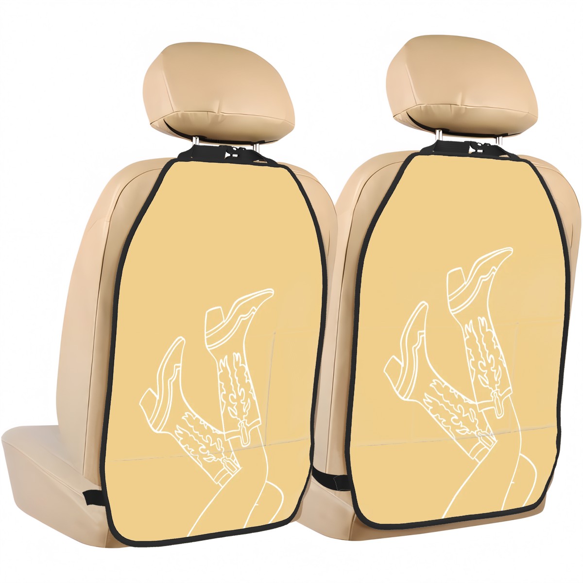 Anti-kick Storage Mat For Car Seats 2pcs