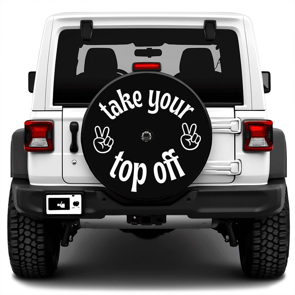 Spare Tire Cover with Camera Hole
