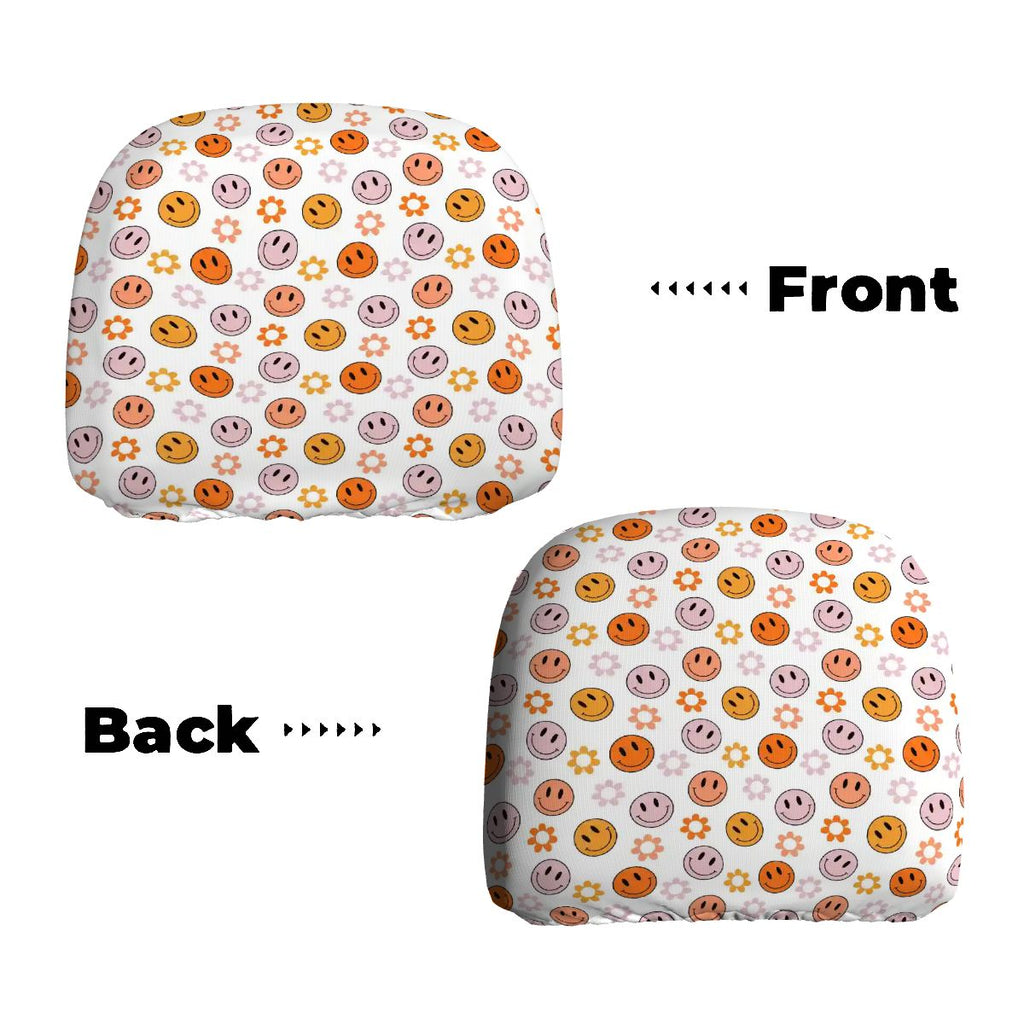 Car Headrest Cover 2pcs