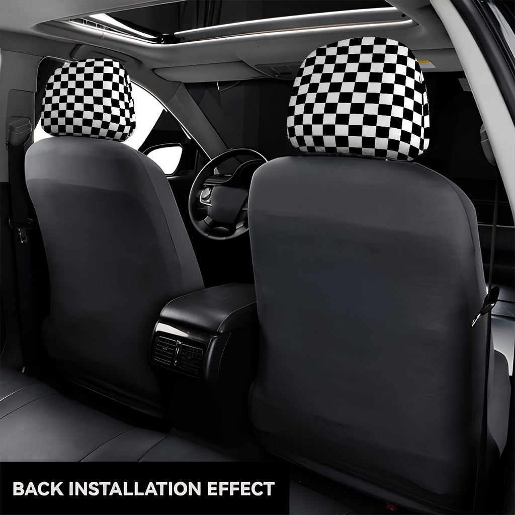 Car Headrest Cover 2pcs