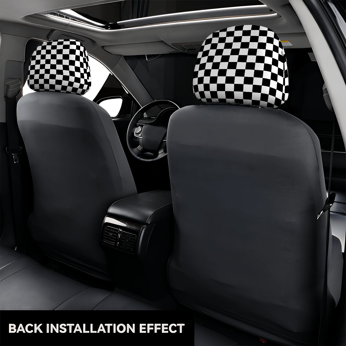 Car Headrest Cover 2pcs