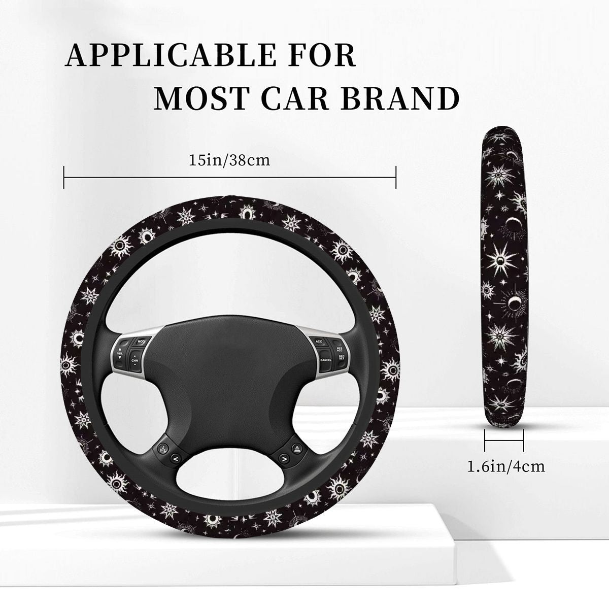 Thickened Elastic Car Steering Wheel Cover