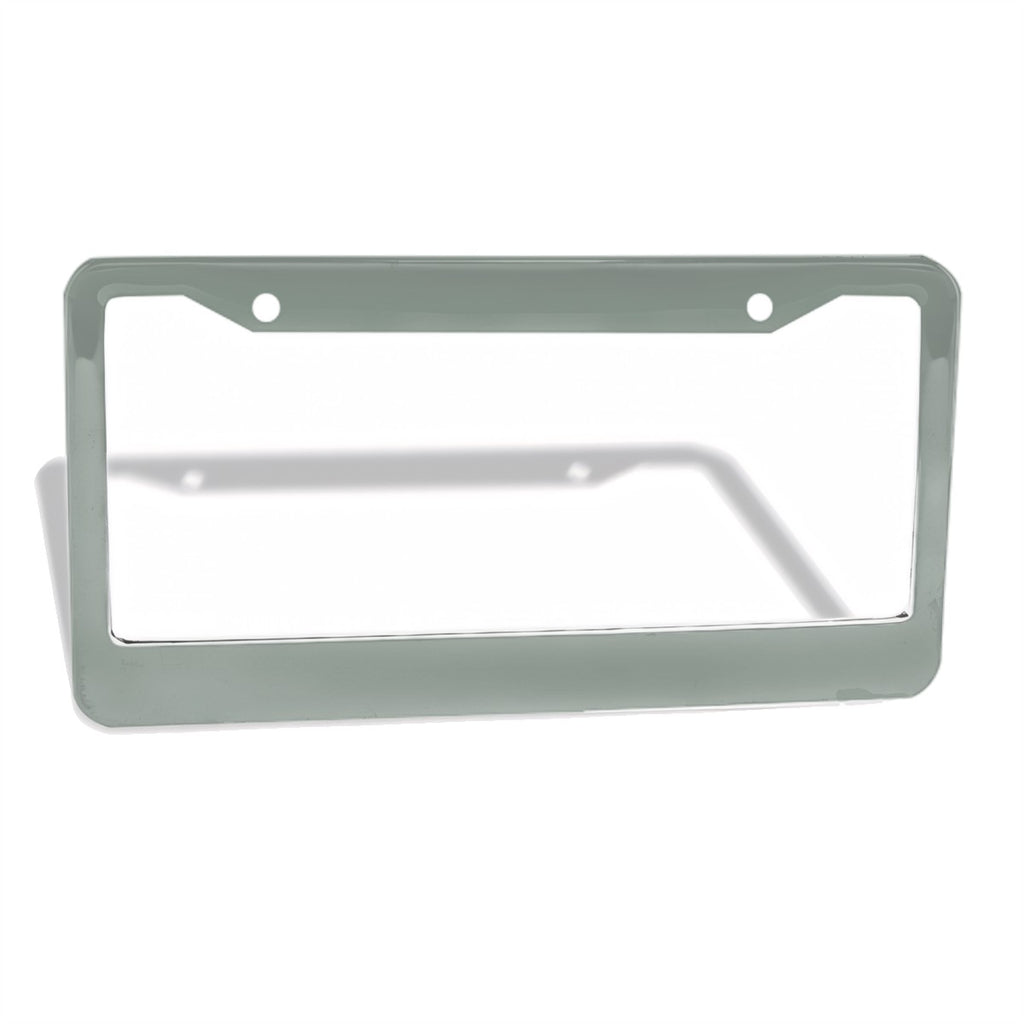 2-Hole Round License Plate Frames 2 pcs