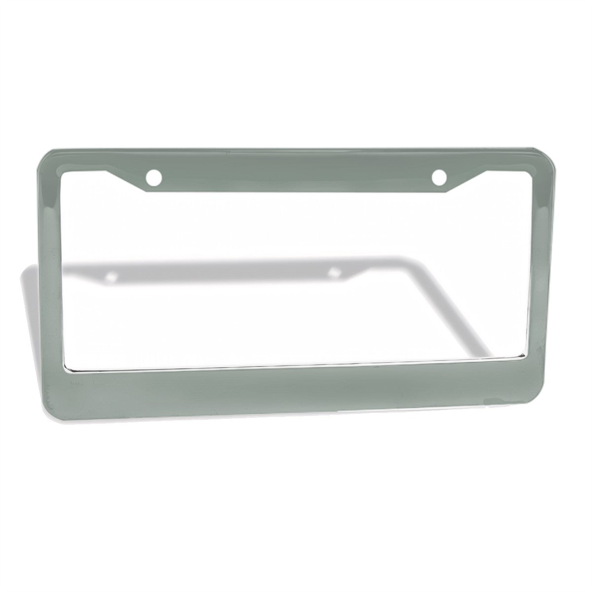 2-Hole Round License Plate Frames 2 pcs