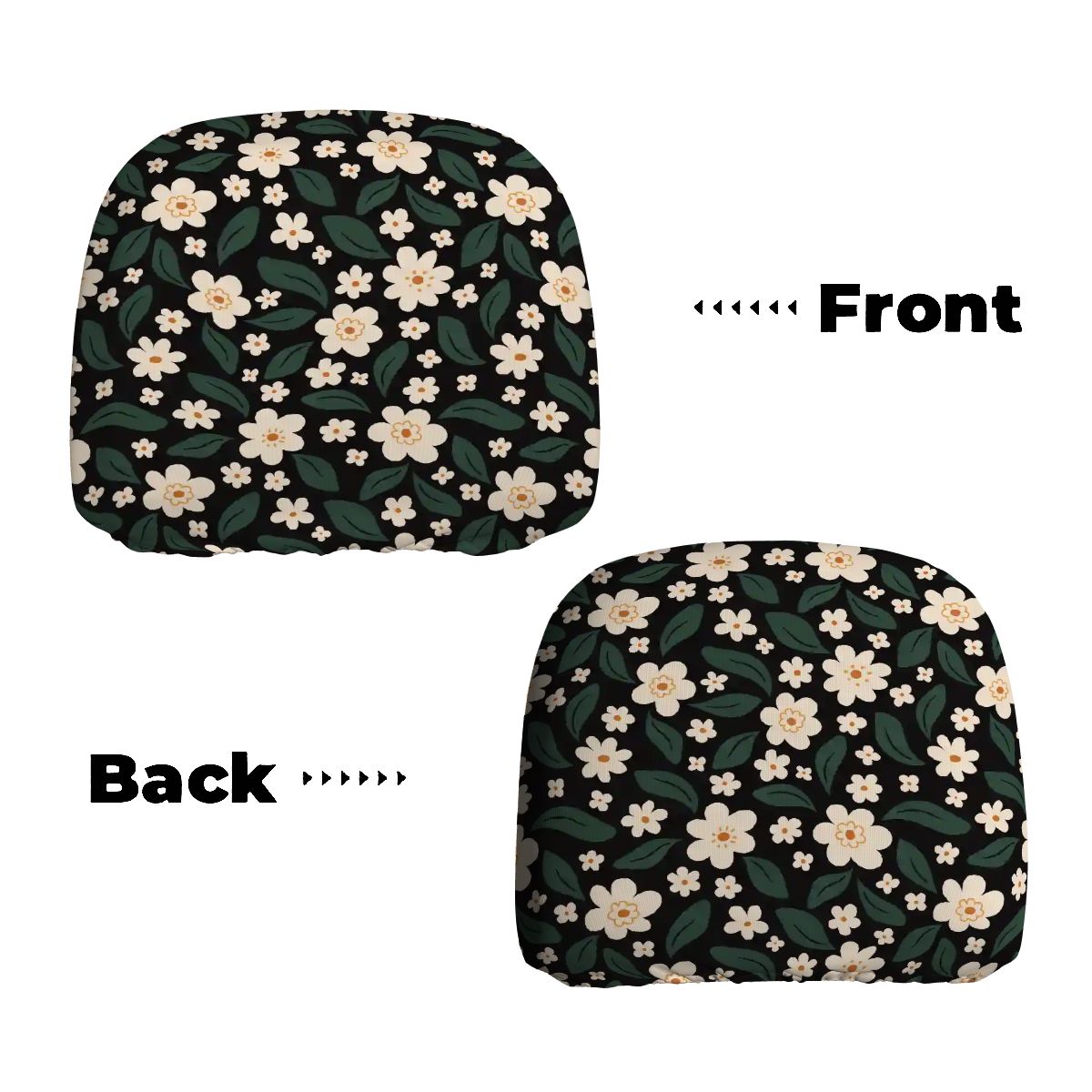 Car Headrest Cover 2pcs