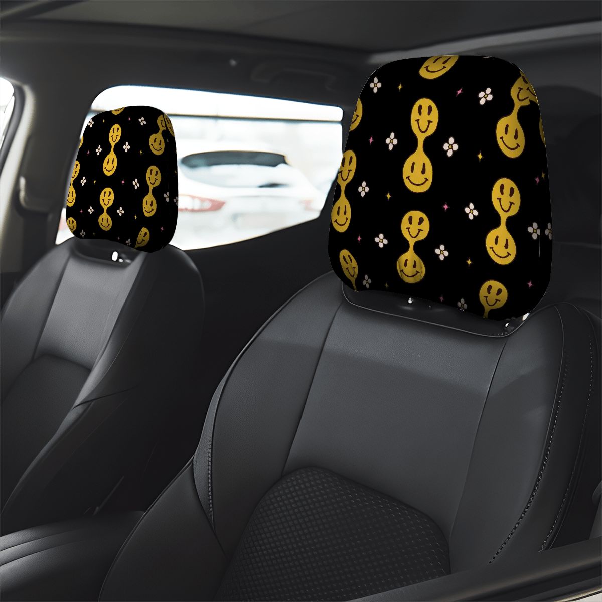 Car Headrest Cover 2pcs