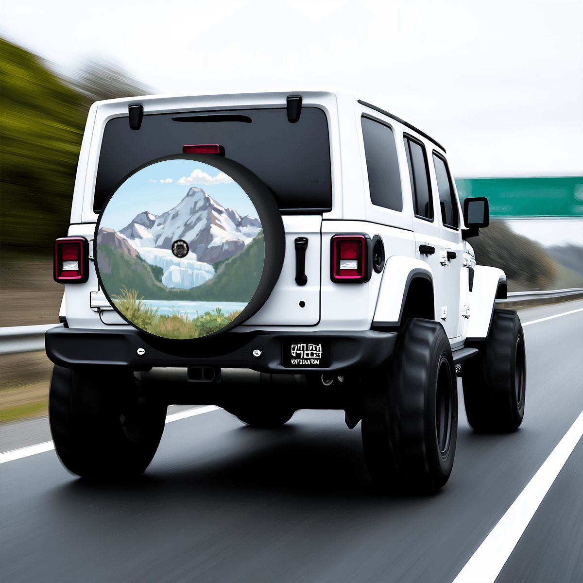 Custom order for Sara Spare Tire Cover with Camera Hole