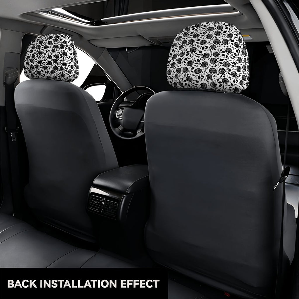 Car Headrest Cover 2pcs