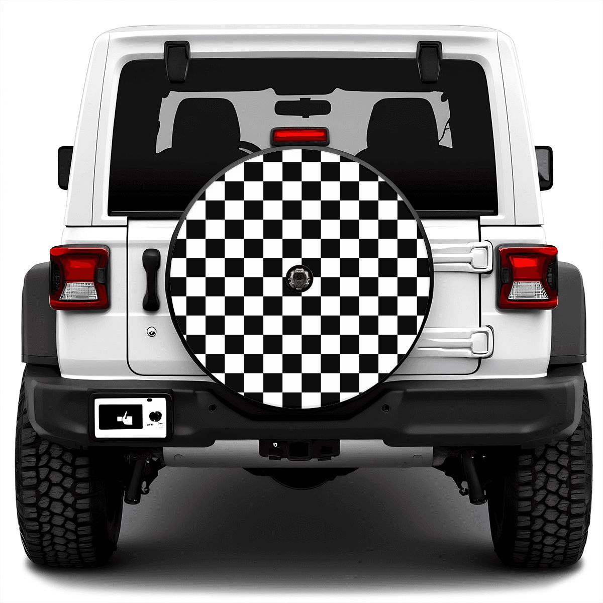 Spare Tire Cover with Camera Hole