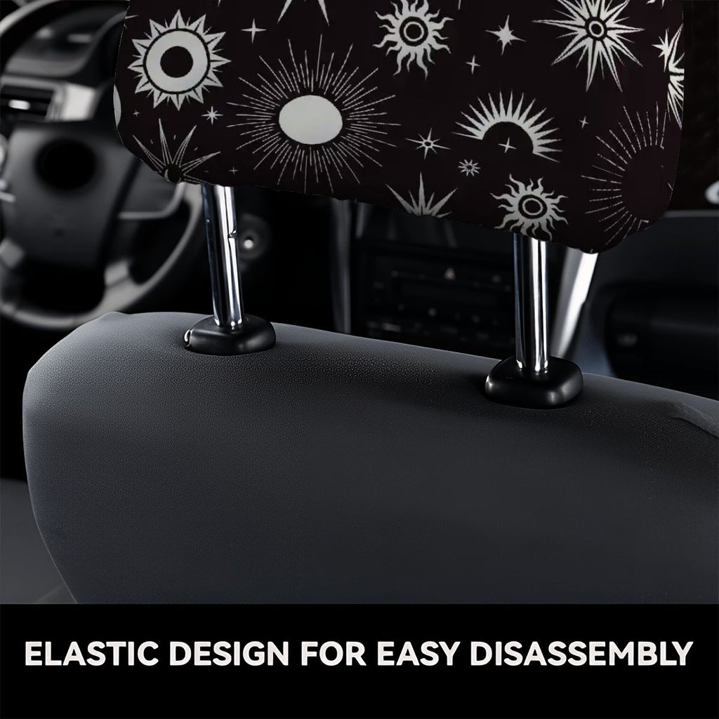 Car Headrest Cover 2pcs