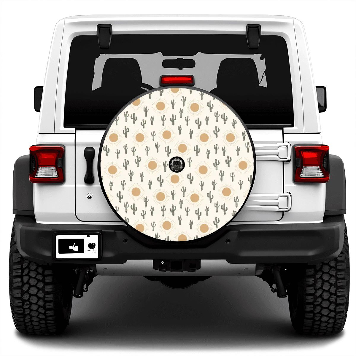 Spare Tire Cover with Camera Hole
