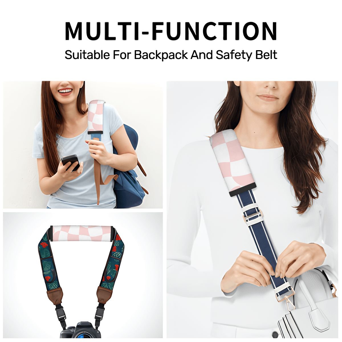 Seat Belt Cover Pad For Adults 2 Pcs