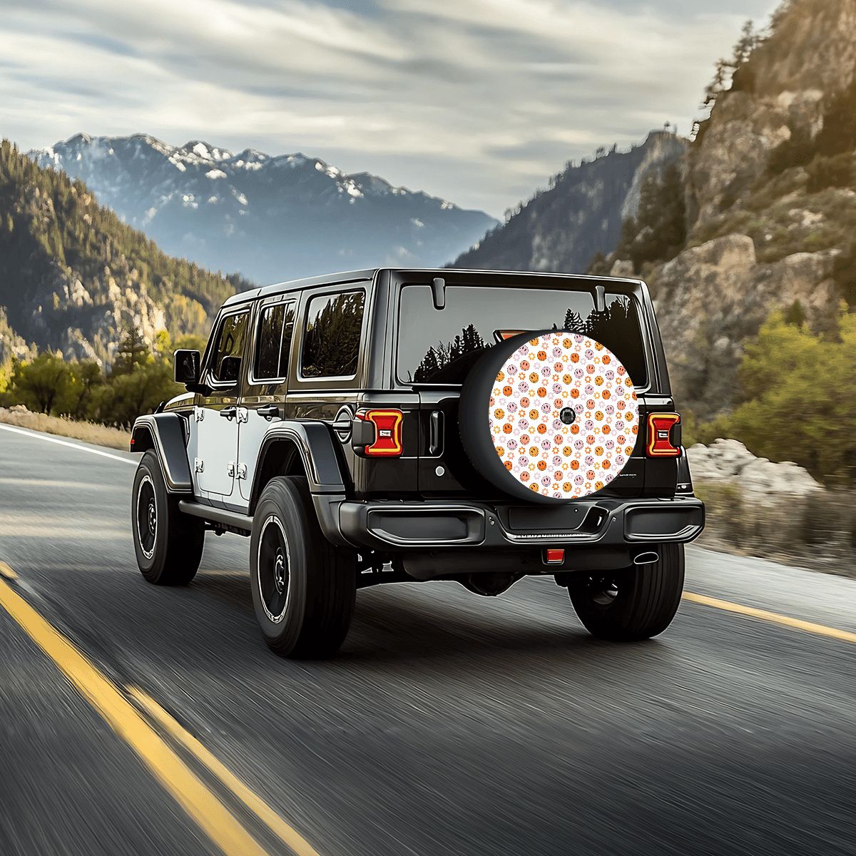 Spare Tire Cover with Camera Hole