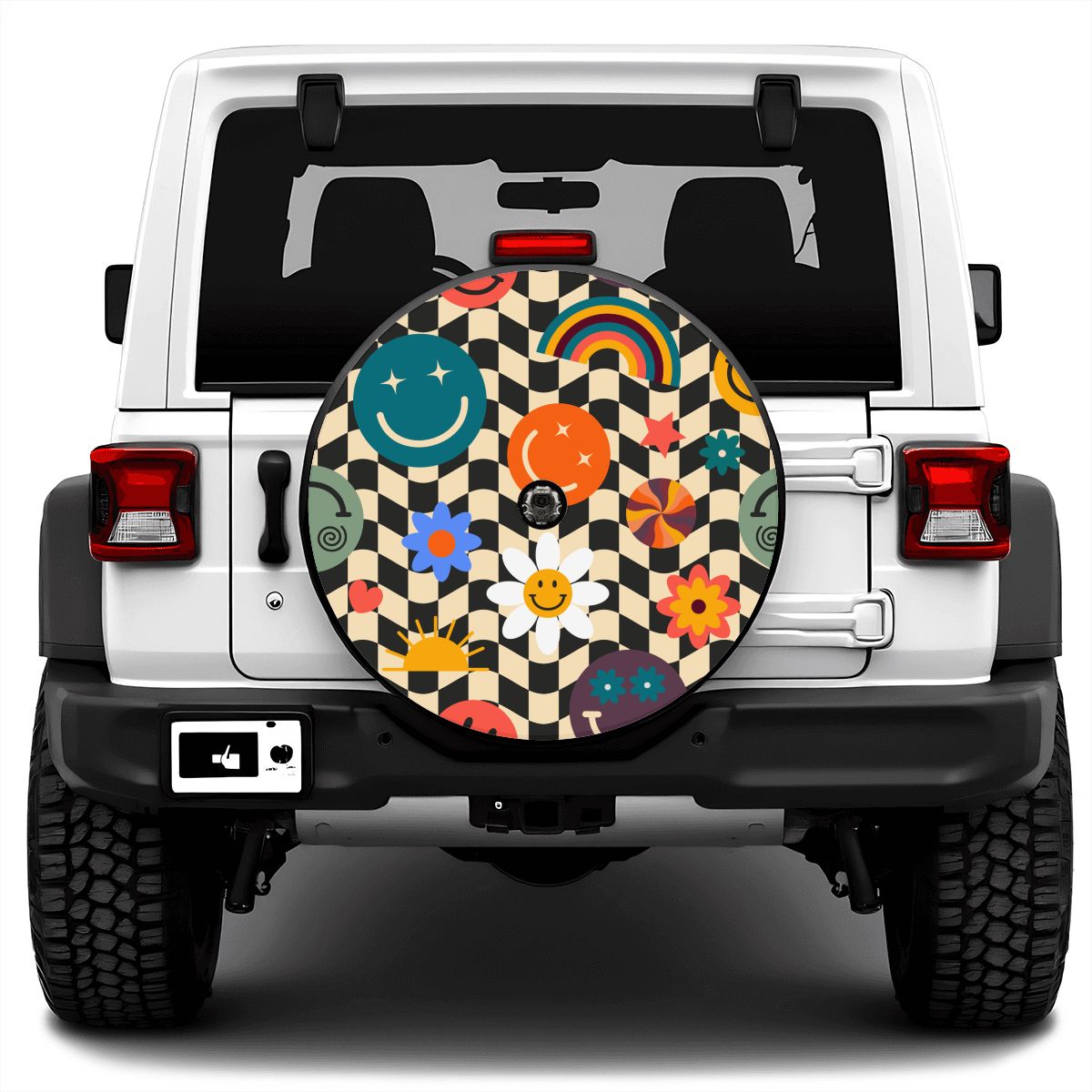 Spare Tire Cover with Camera Hole
