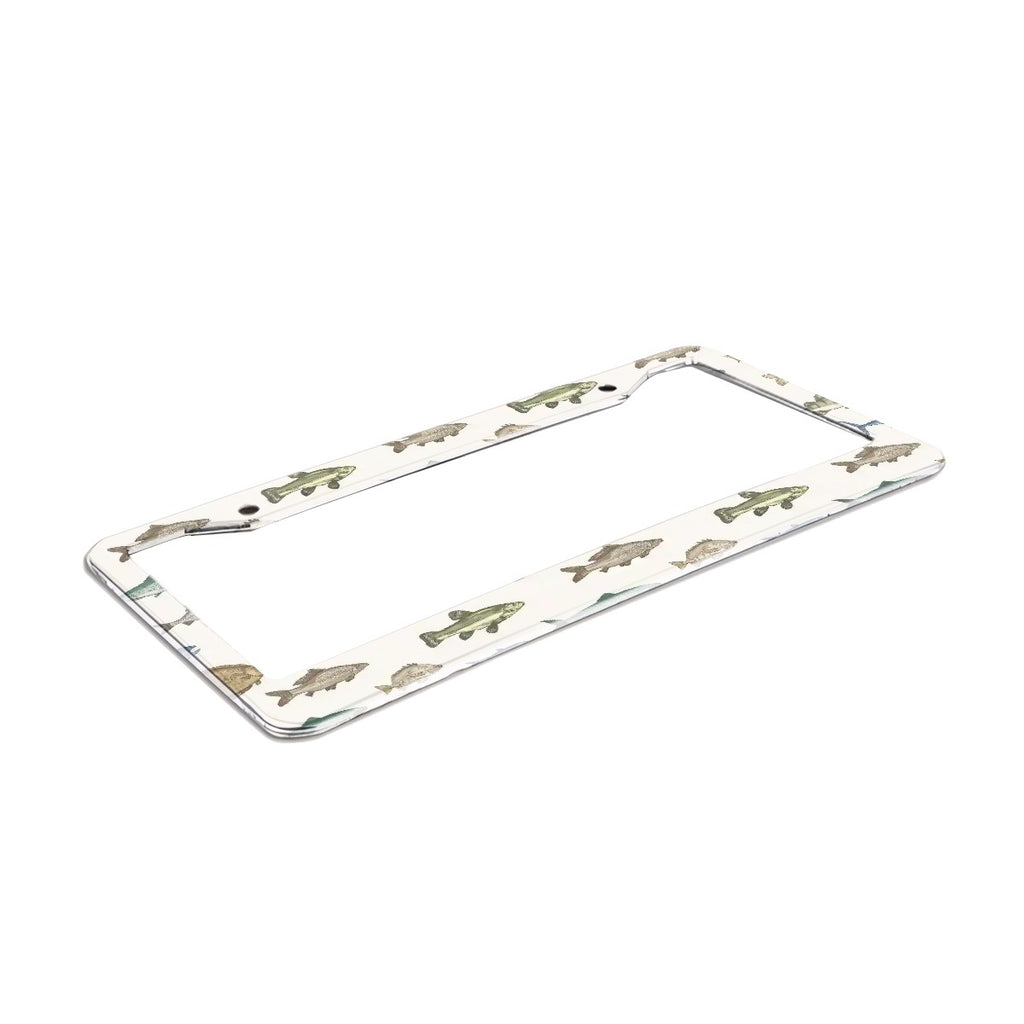 2-Hole Round License Plate Frames 2 pcs