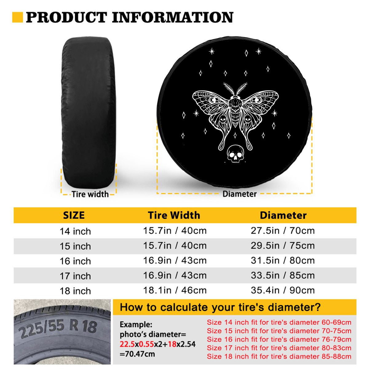 Universal Spare Tire Cover