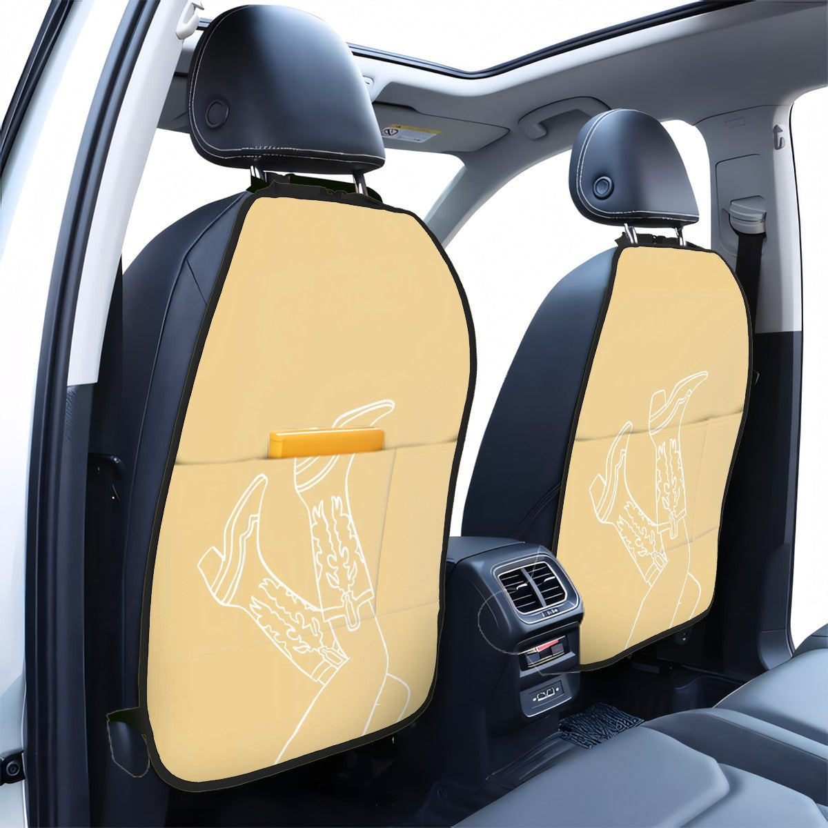 Anti-kick Storage Mat For Car Seats 2pcs