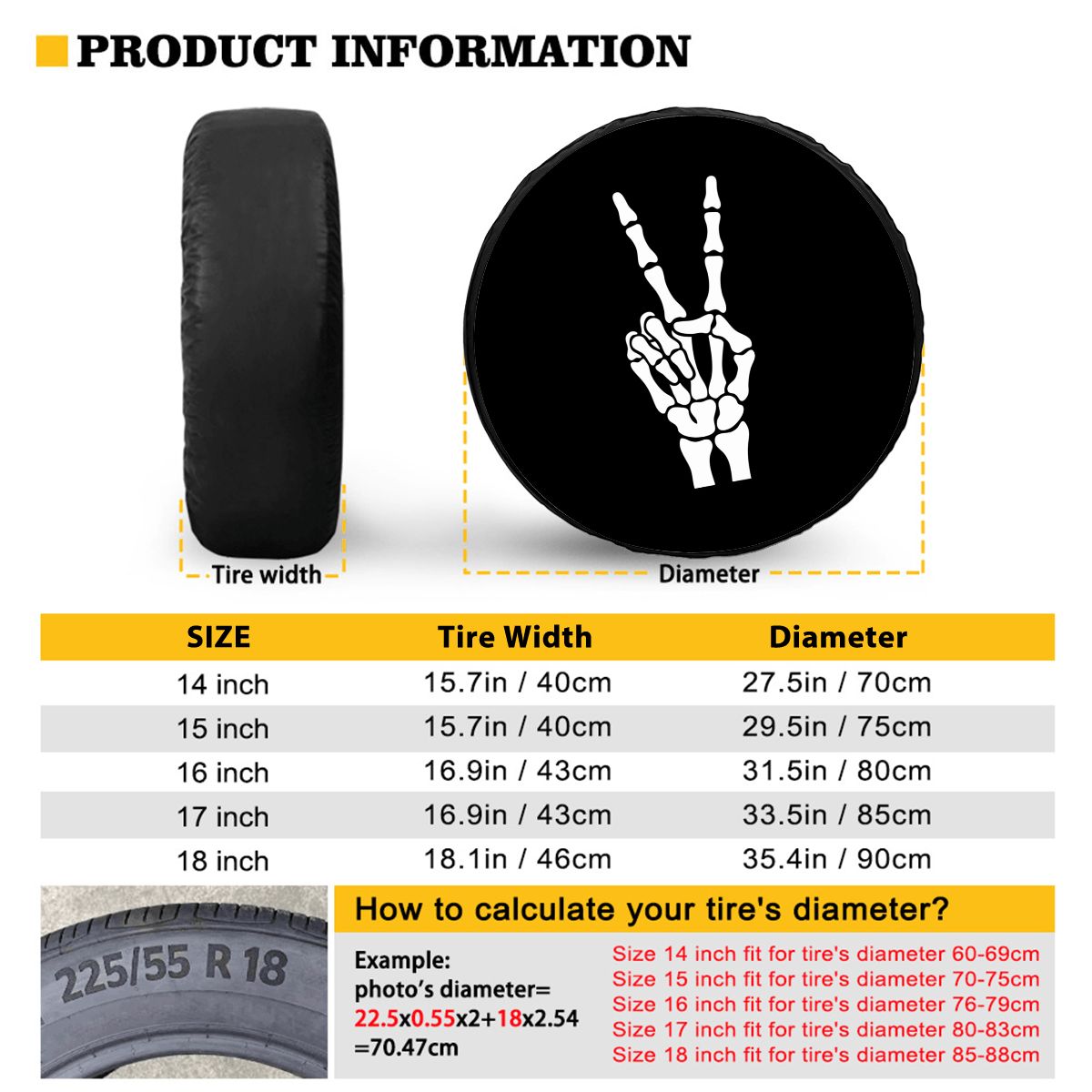 Universal Spare Tire Cover