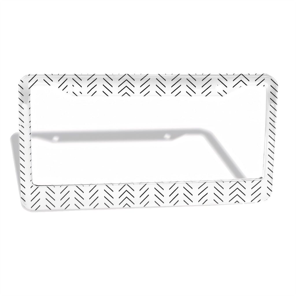 2-Hole Round License Plate Frames 2 pcs