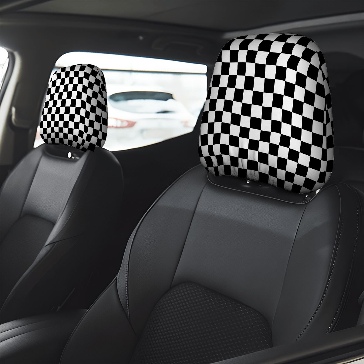Car Headrest Cover 2pcs