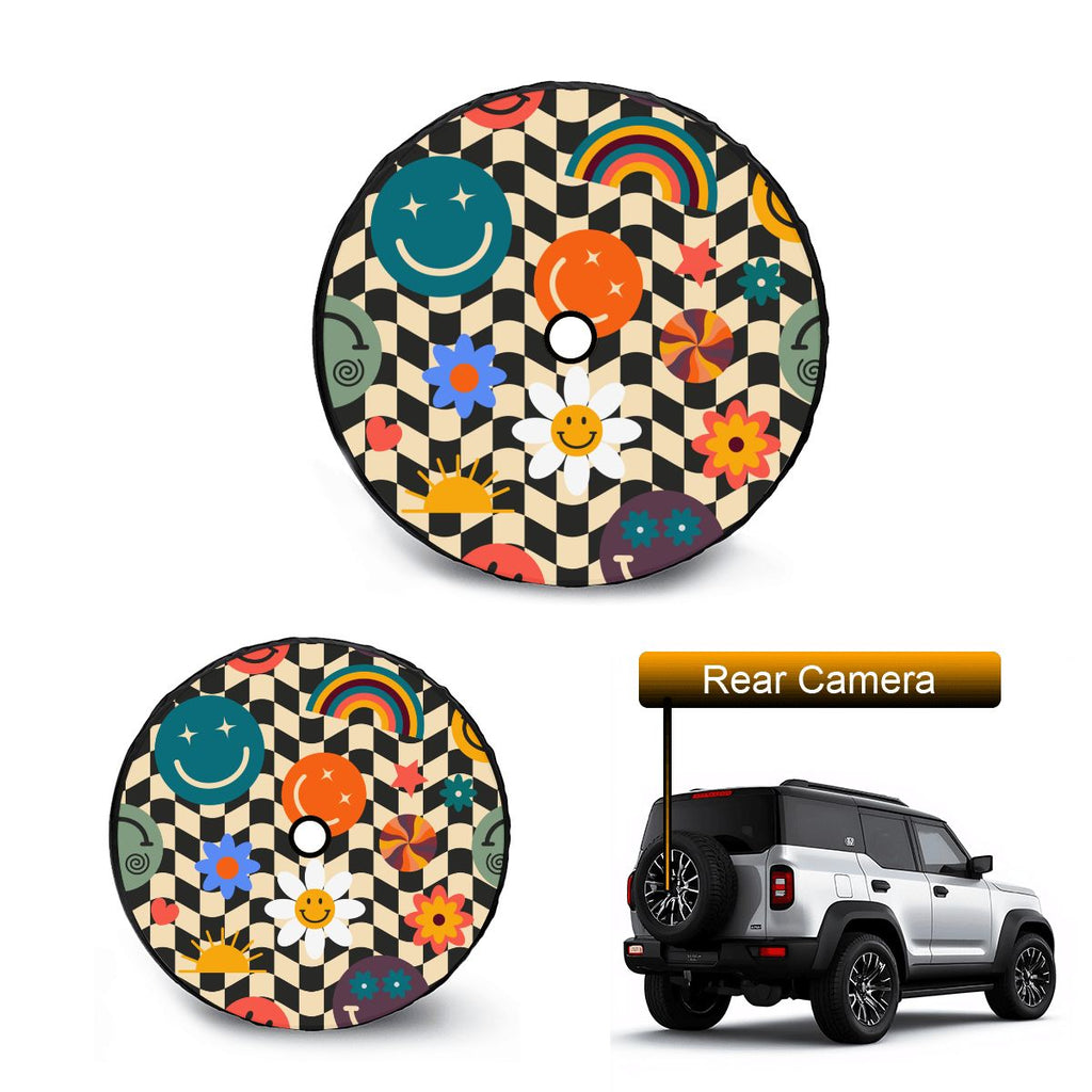 Spare Tire Cover with Camera Hole
