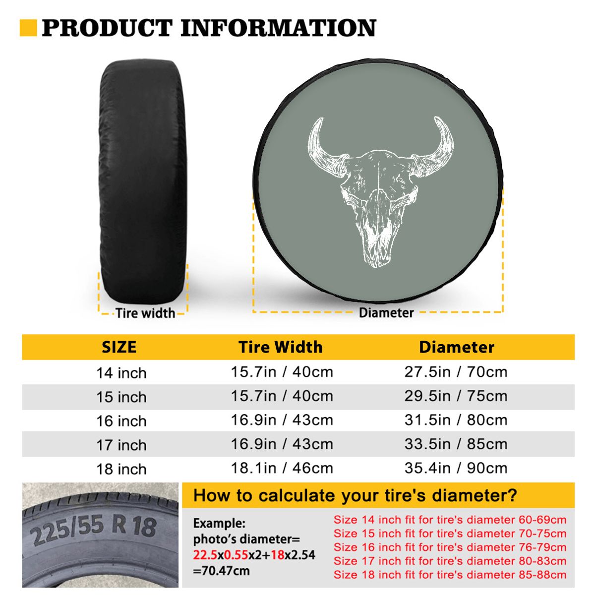 Universal Spare Tire Cover