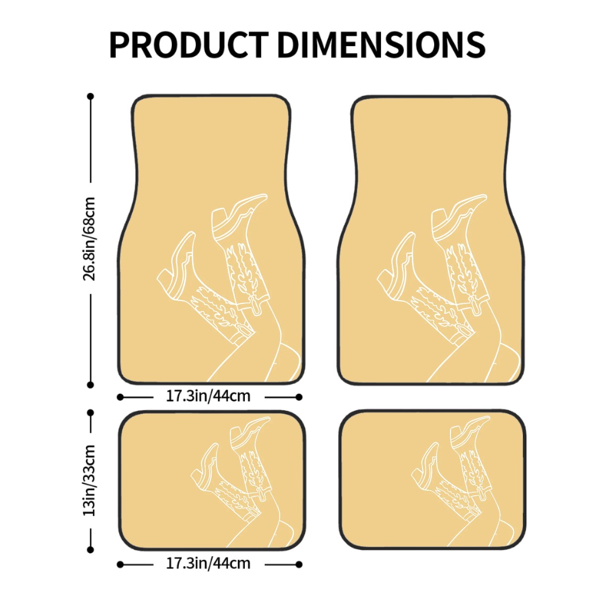 Car Mat Set of 4