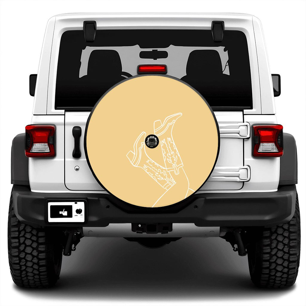 Spare Tire Cover with Camera Hole