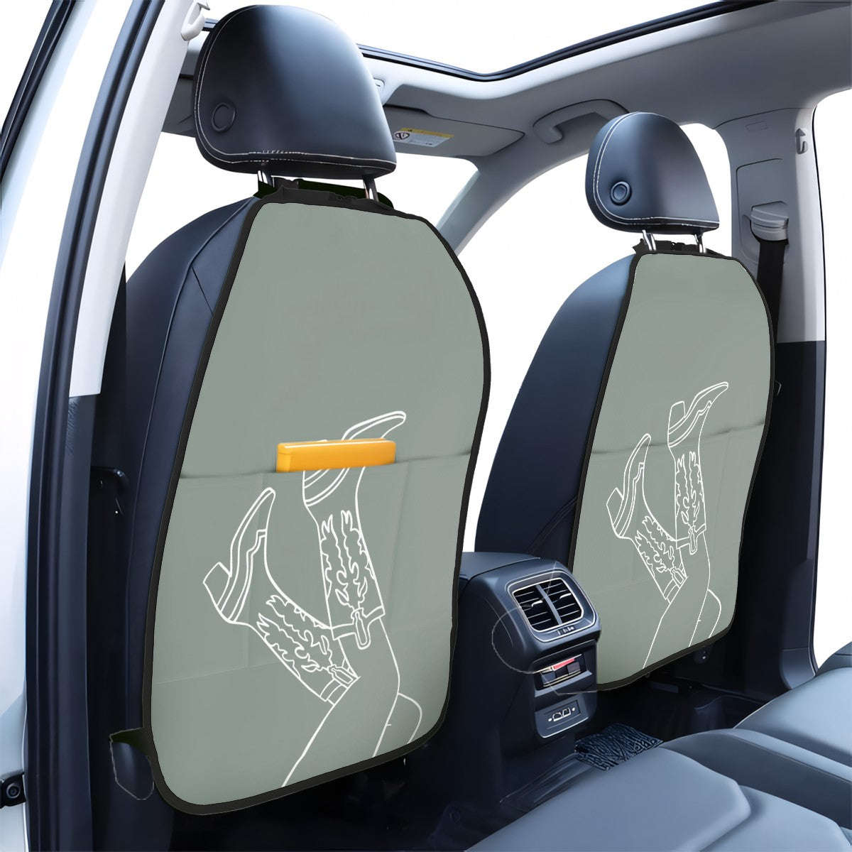 Anti-kick Storage Mat For Car Seats 2pcs