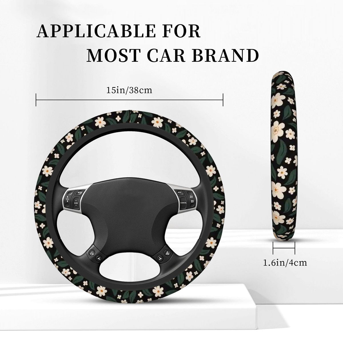 Thickened Elastic Car Steering Wheel Cover