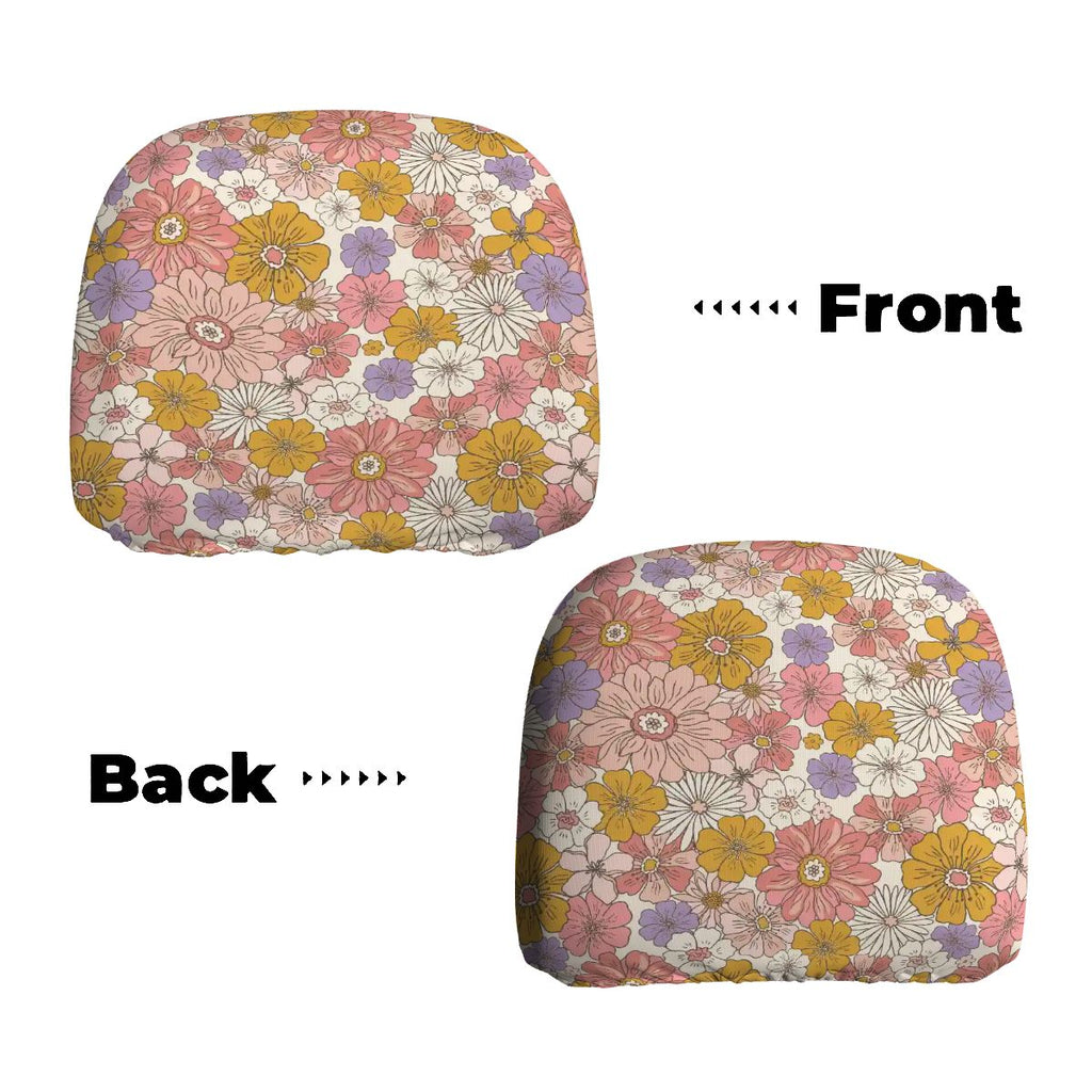 Car Headrest Cover 2pcs