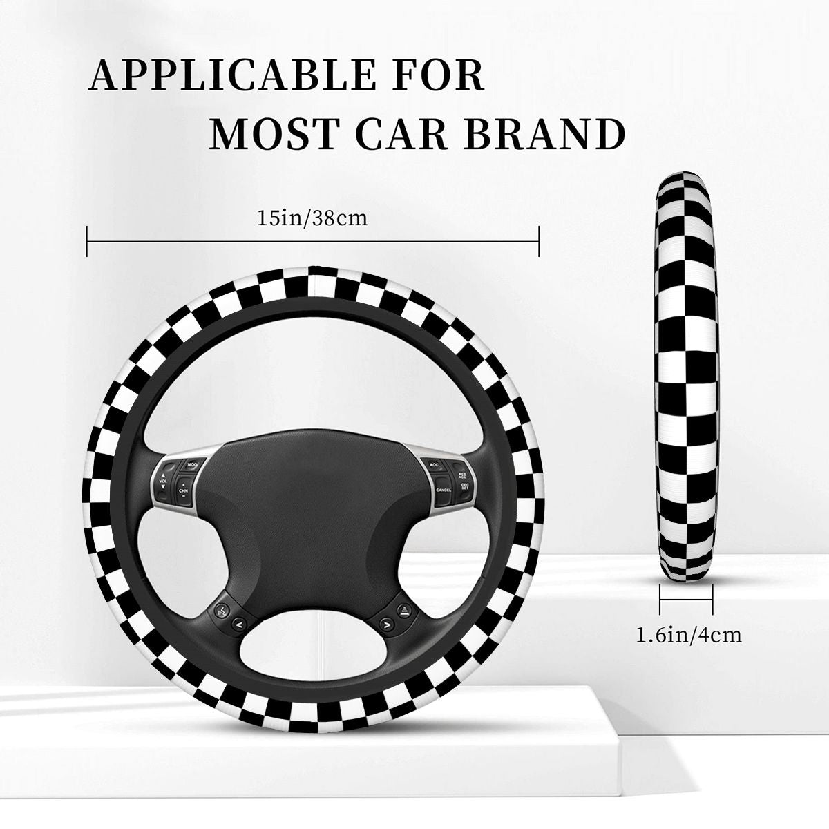 Thickened Elastic Car Steering Wheel Cover