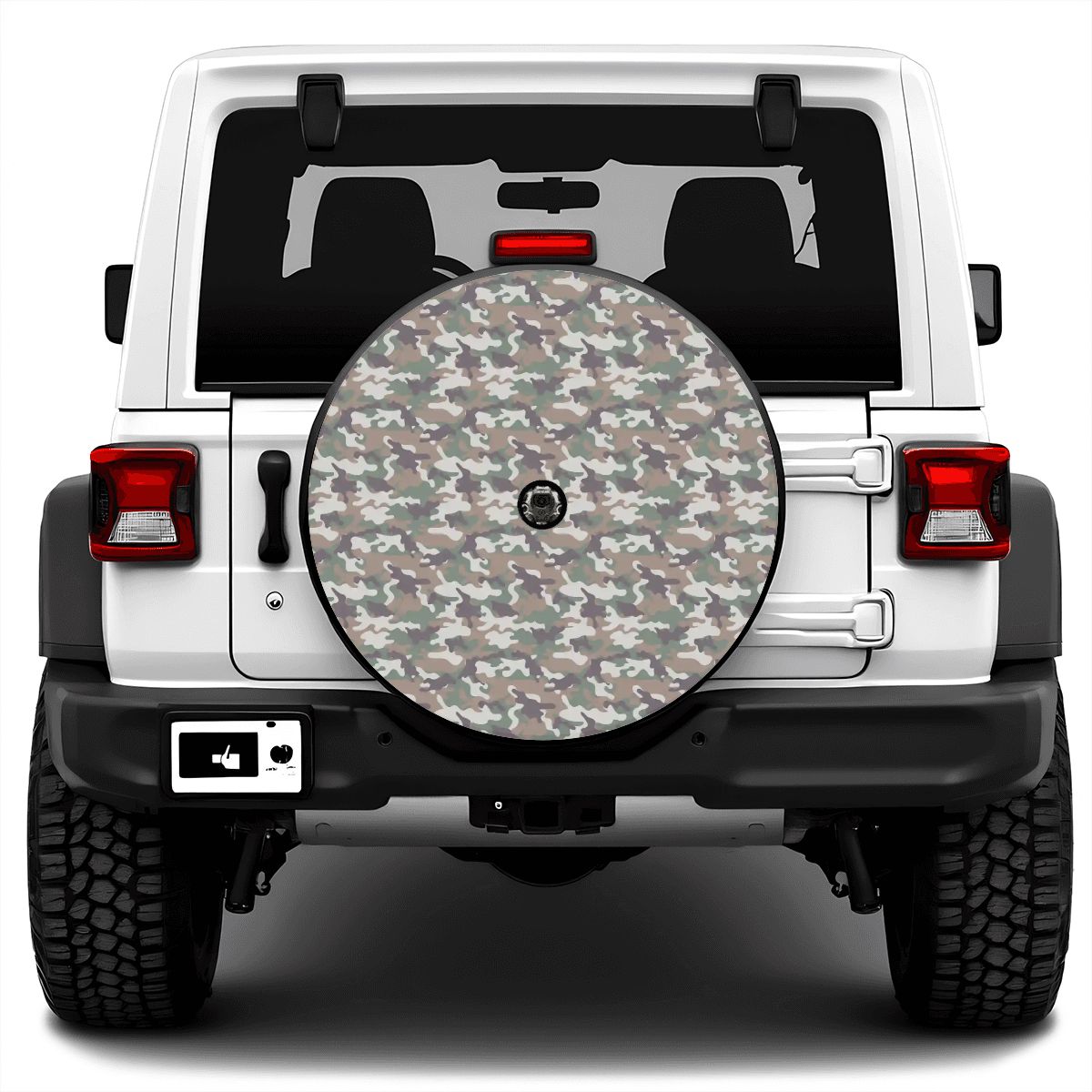 Spare Tire Cover with Camera Hole