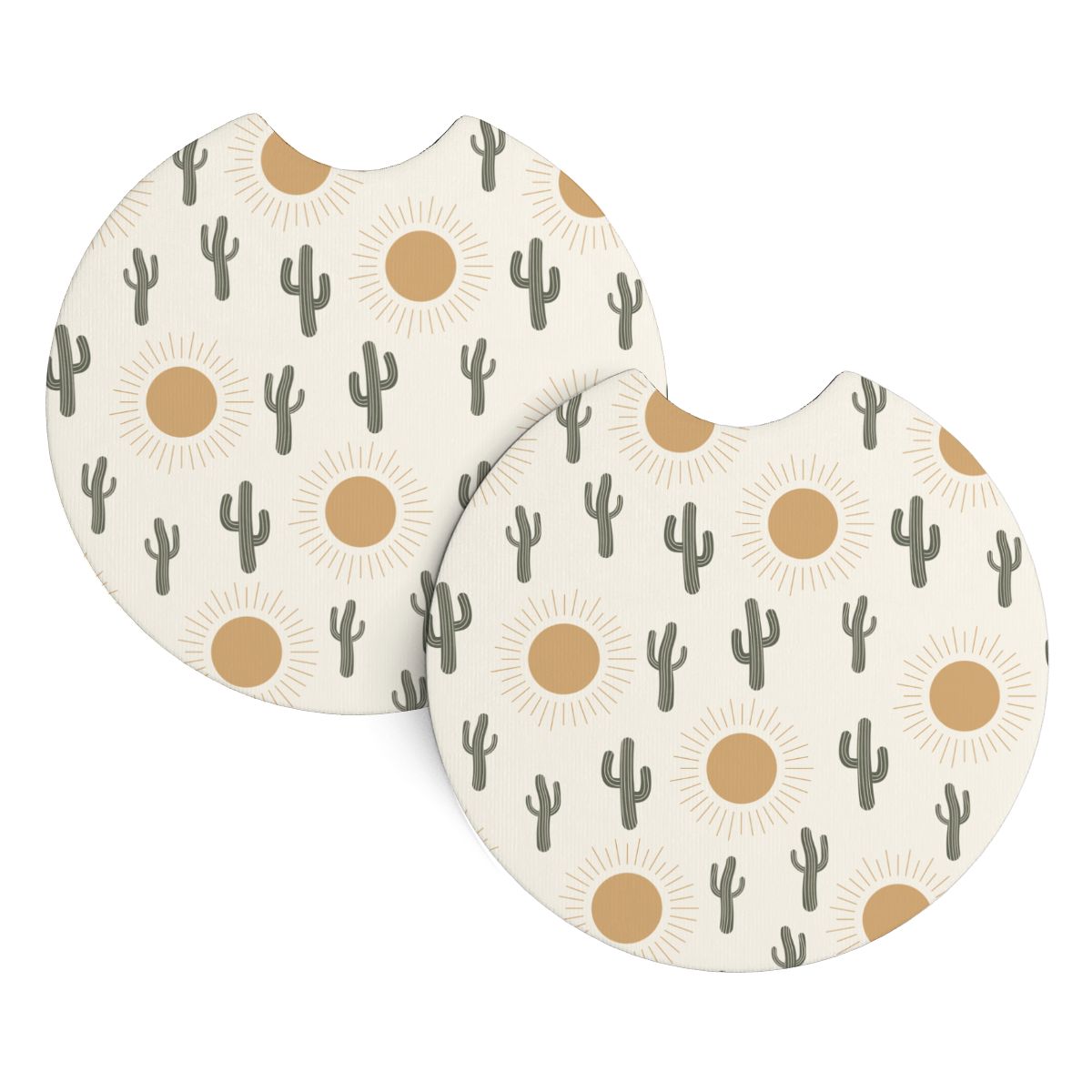 Neoprene Car Coasters 2 pcs