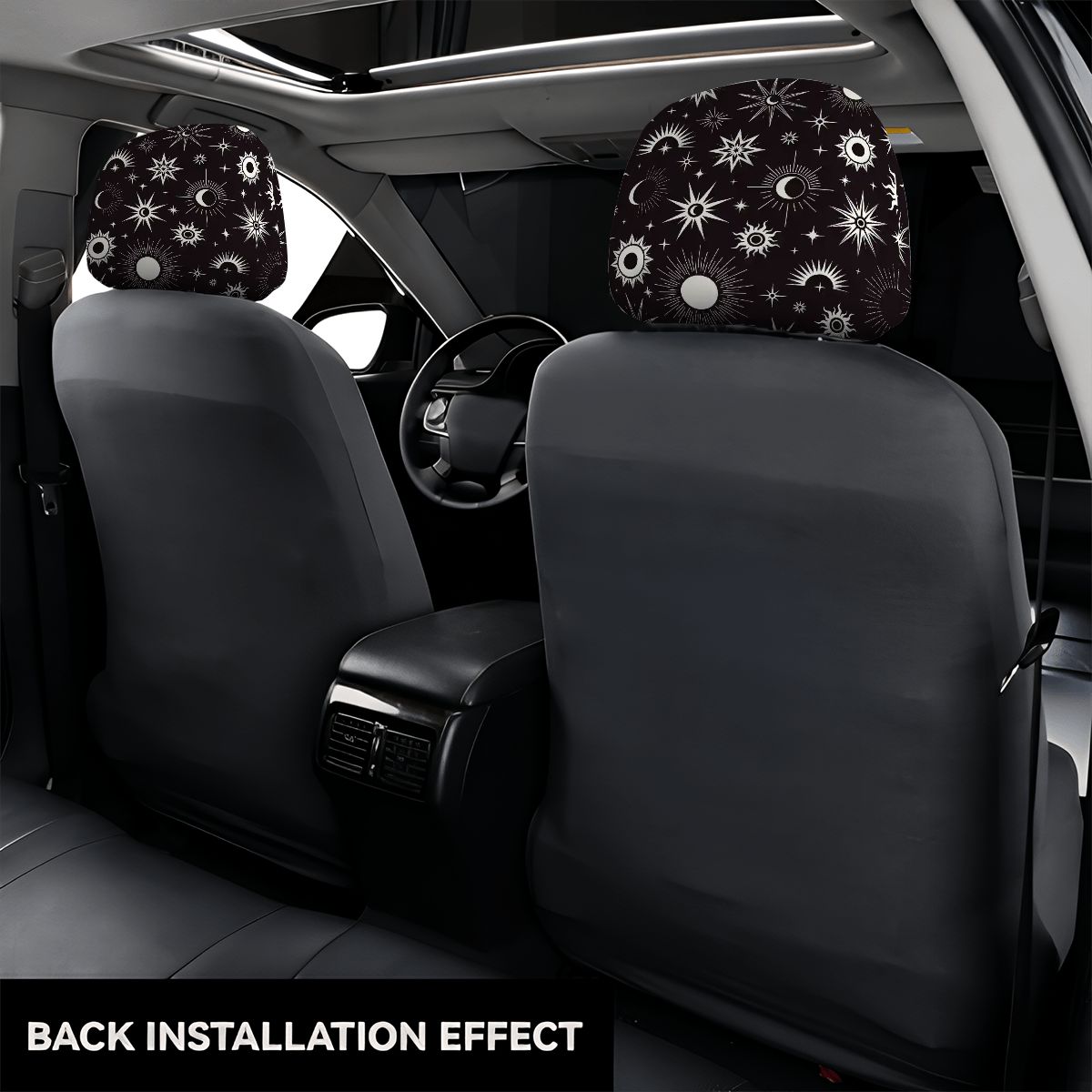 Car Headrest Cover 2pcs