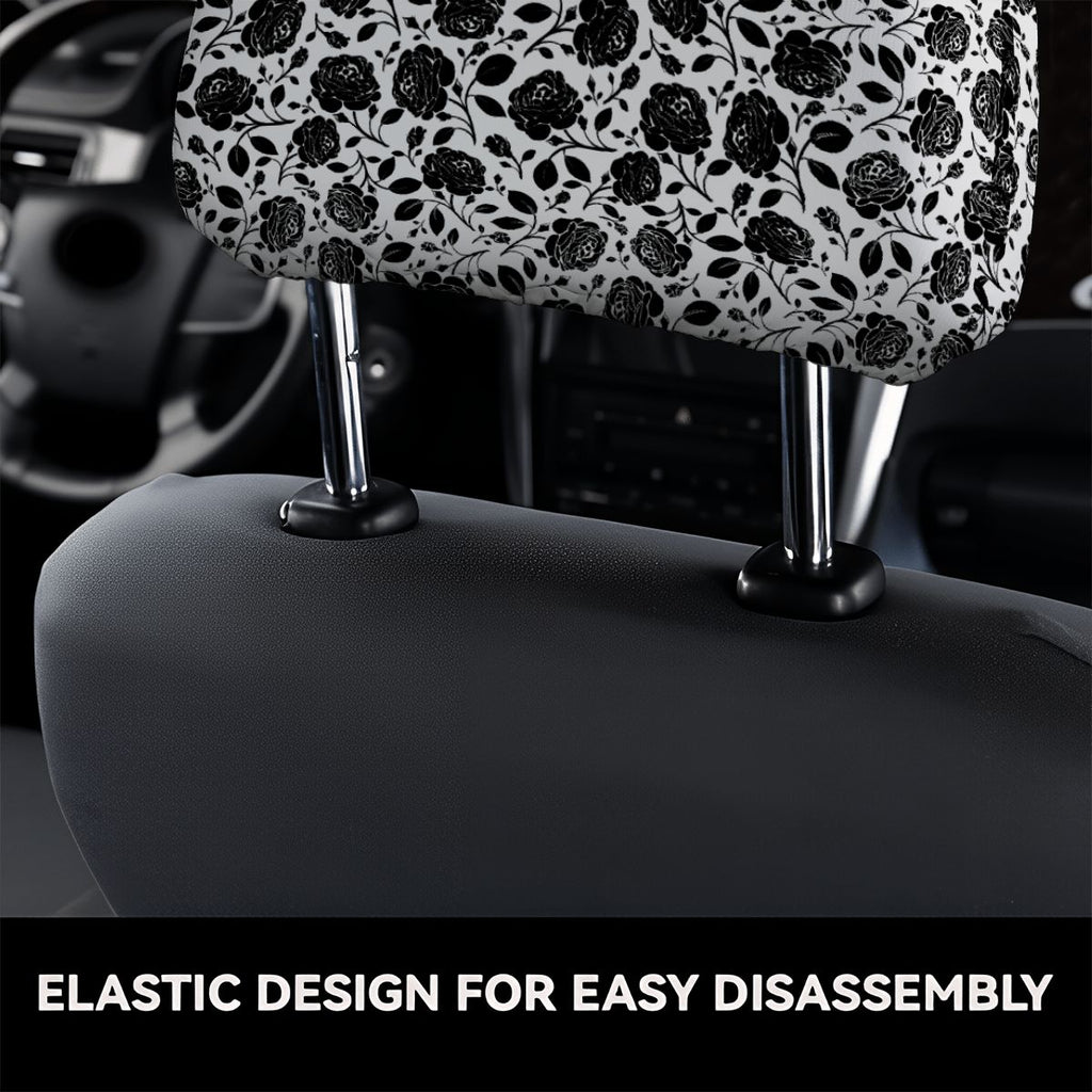 Car Headrest Cover 2pcs
